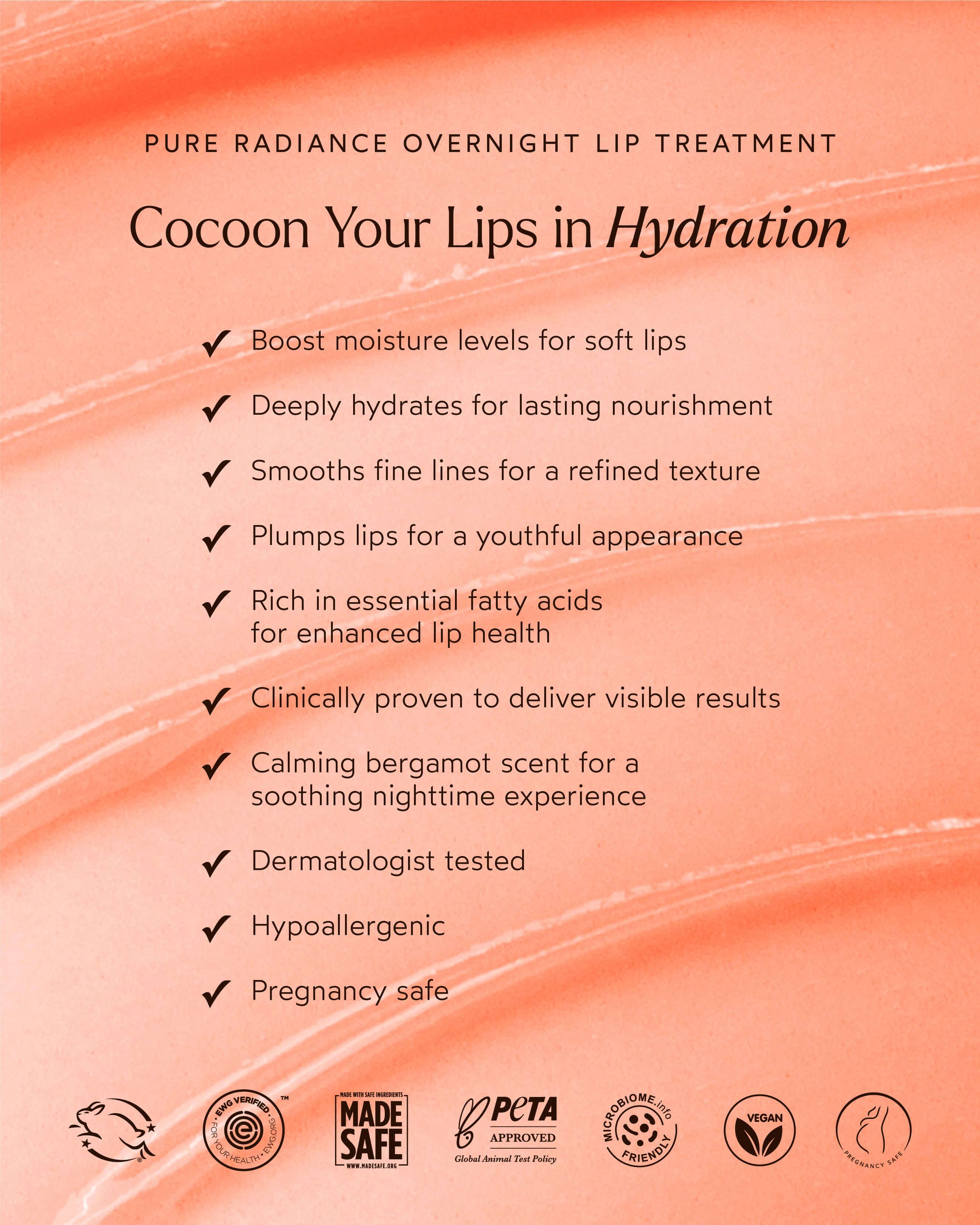 Pure Radiance Overnight Lip Treatment 2