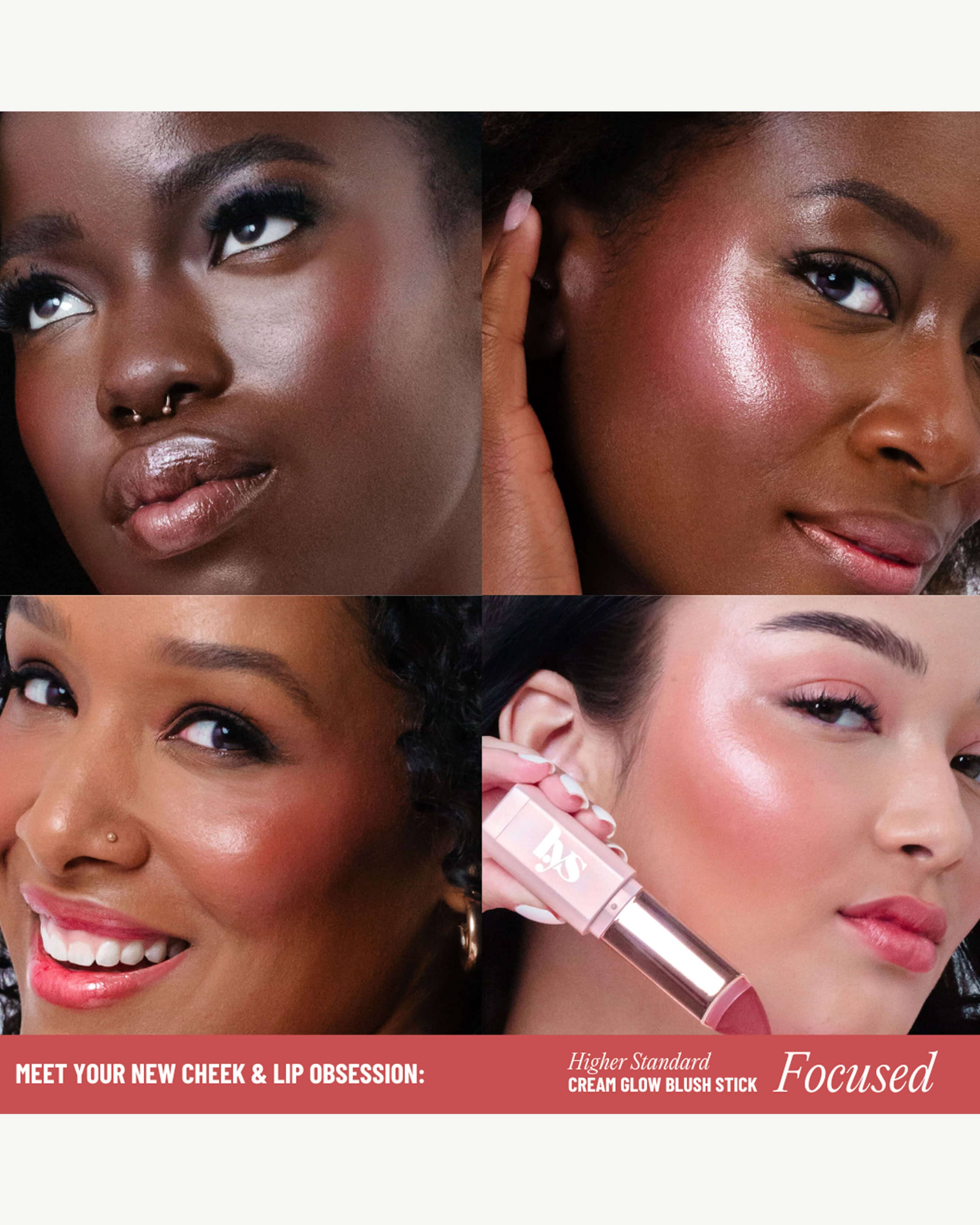 Higher Standard Cream Glow Blush Stick 4