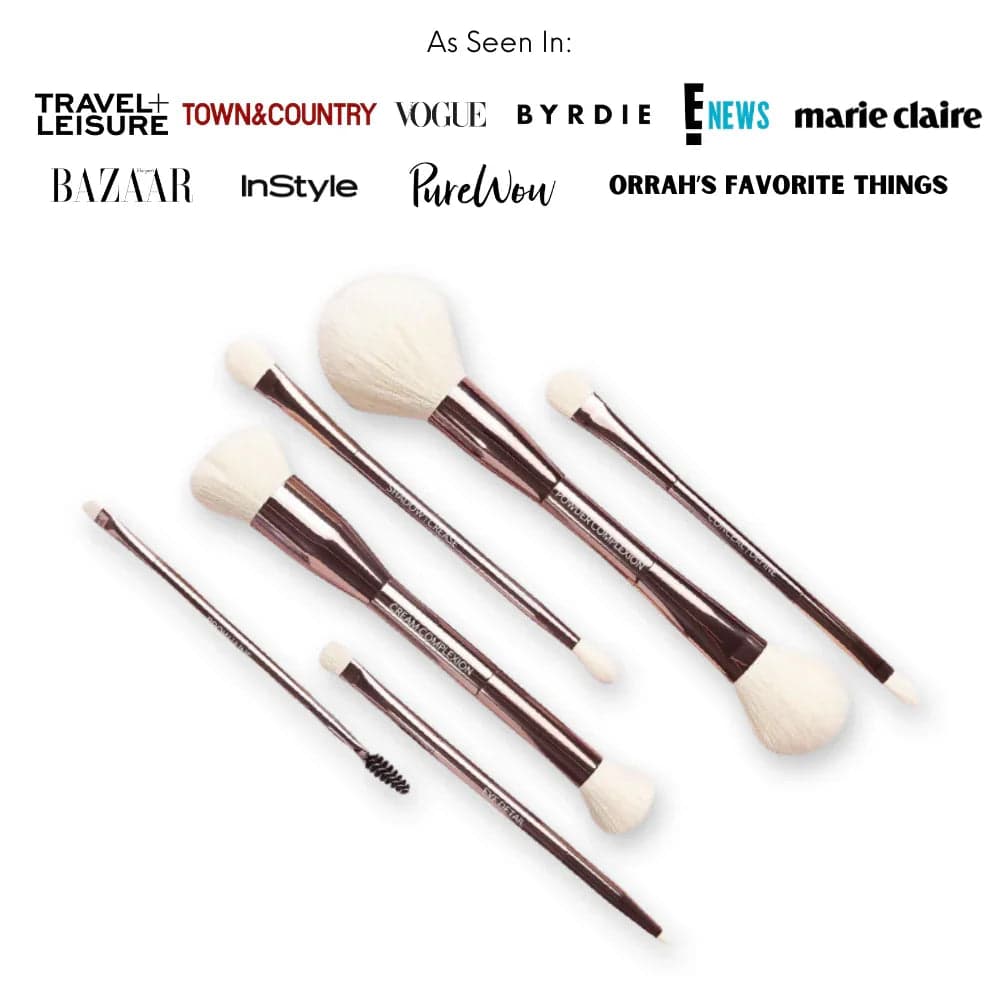 Sustainable Luxury Dual-Ended Makeup Brush Set 3